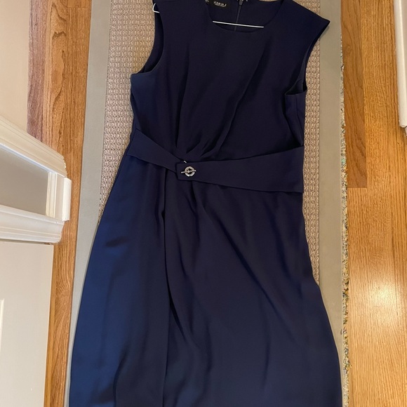 Ralph Lauren Dress size 16 ..navy blue - Picture 3 of 6